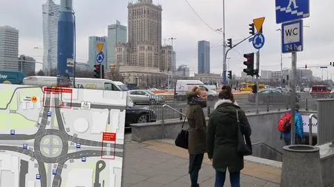 Tak mają wyglądać pasy przy rondzie Dmowskiego