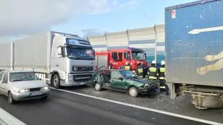 Wypadek na trasie S8