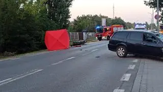 Śmiertelny wypadek w Otrębusach