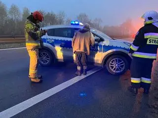 Wypadek w miejscowości Grzędy