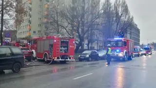 Pożar na Konstancińskiej 