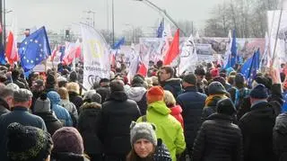 Manifestacja KOD w Warszawie