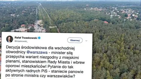"Minister siłą przepycha wariant niezgodny z miejskimi planami"