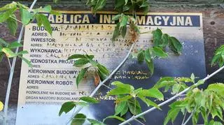 Budynek został zabezpieczony