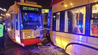 Zderzenie tramwajów na Okopowej