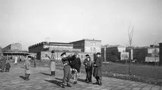 Kino W-Z przy ul. Leszno, 1955 r