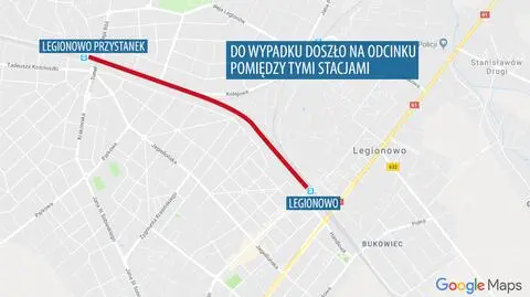 Śmiertelny wypadek w Legionowie. Pociąg potrącił mężczyznę 