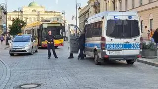 Wypadek na Krakowskim Przedmieściu