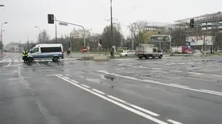 Akcja służb na Towarowej