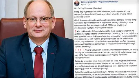 Kwarantanna wójta Nadarzyna. Syn wśród zarażonych. "Widać ogromne zaangażowanie i zmęczenie personelu medycznego"