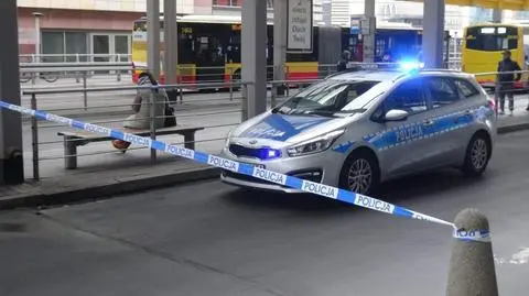 Potrącenie policjantki przy Dworcu Centralnym