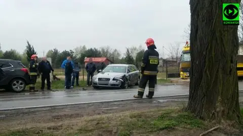 Bez prawa jazdy, ale z promilami. "Wyprzedzał na zakręcie"