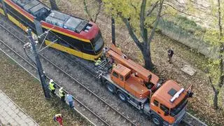 Na Jagiellońskiej wykoleił się tramwaj