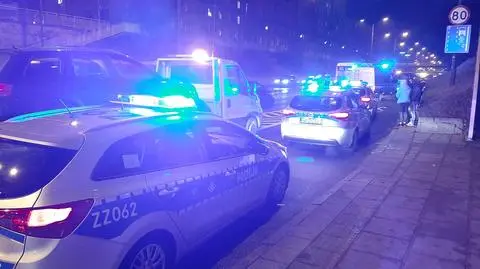 Policja zatrzymała mężczyznę po kolizji na Trasie Łazienkowskiej