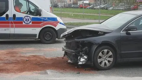 BMW zderzyło się ze skodą