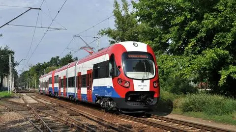 WKD: drzewo spadło na tory, zerwało sieć trakcyjną. Utrudnienia