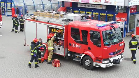 Akcja służb na stacji metra Centrum