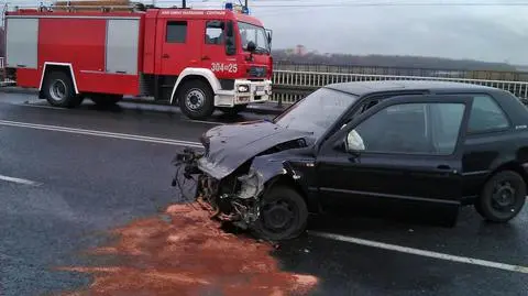 Wypadek na moście Gdańskim