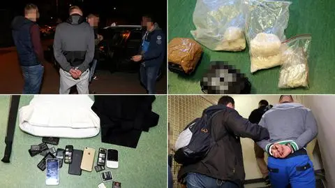 Wymuszenia, narkotyki, handel bronią. Stołeczna policja rozbiła gang