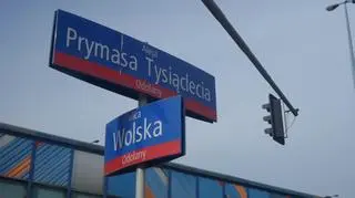 Potrącenie rowerzysty na Wolskiej