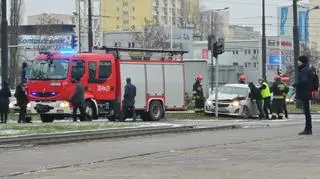 Kolizja przy rondzie Daszyńskiego