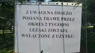 Ogrodzone leżaki 