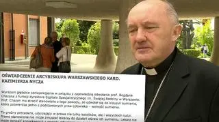 Kard. Nycz wydał oświadczenie ws. odwołania profesora Chazana