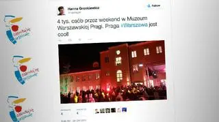 Zwiedzający w Muzeum Pragi 