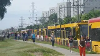 Zacięta oś tramwajowa