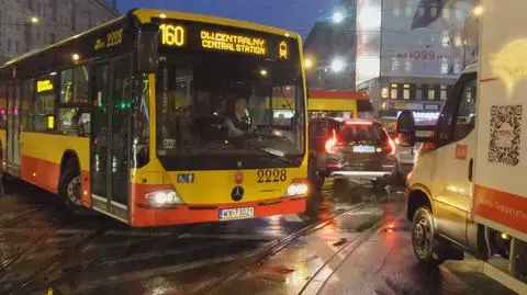 Chaos i korki po awarii świateł