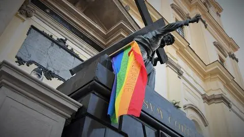 Tęczowa flaga ponownie na pomniku Chrystusa