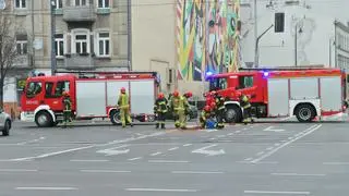 Zderzenie z udziałem osobowego ambulansu