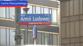 Ulica Lecha Kaczyńskiego, dawniej aleja Armii Ludowej