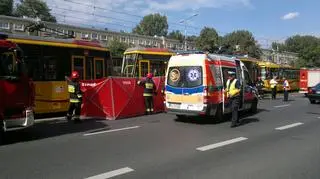 Śmiertelne potrącenie pieszego w al. Solidarności