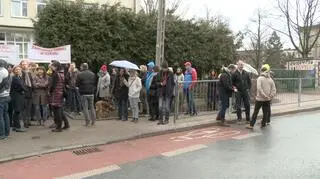 Protest rodziców na Żoliborzu