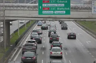 Kolizja na trasie S8