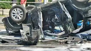 Groźny wypadek na Domaniewskiej