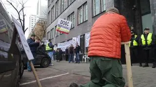 Protest taksówkarzy