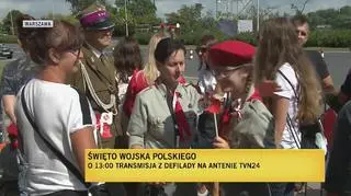 "Zbierają sie ci, którzy chcą zobaczyć to na własne oczy"