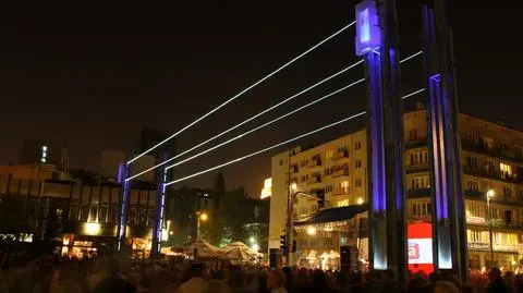 Kładka rozbłysła nad Chłodną