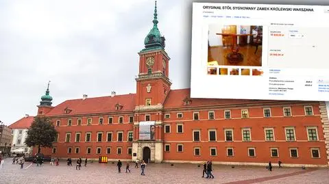 Stół z Zamku Królewskiego trafił na aukcję. "Od lat krąży po antykwariatach"