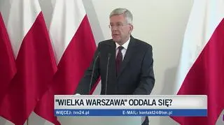 Marszałek Karczewski o metropolii 