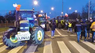 Protest rolników w Warszawie