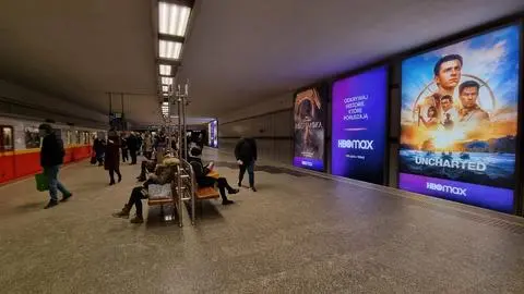 Nowe reklamy w metrze