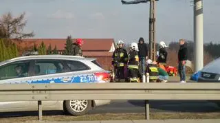Potrącenie w Tarczynie