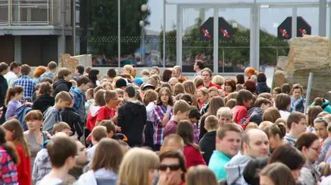 Ewakuacja w CNK przez "awarię" eksponatu