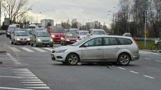 Kolizja w Dolinie Służewieckiej