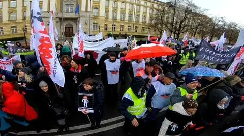 Protestowali pracownicy sądów