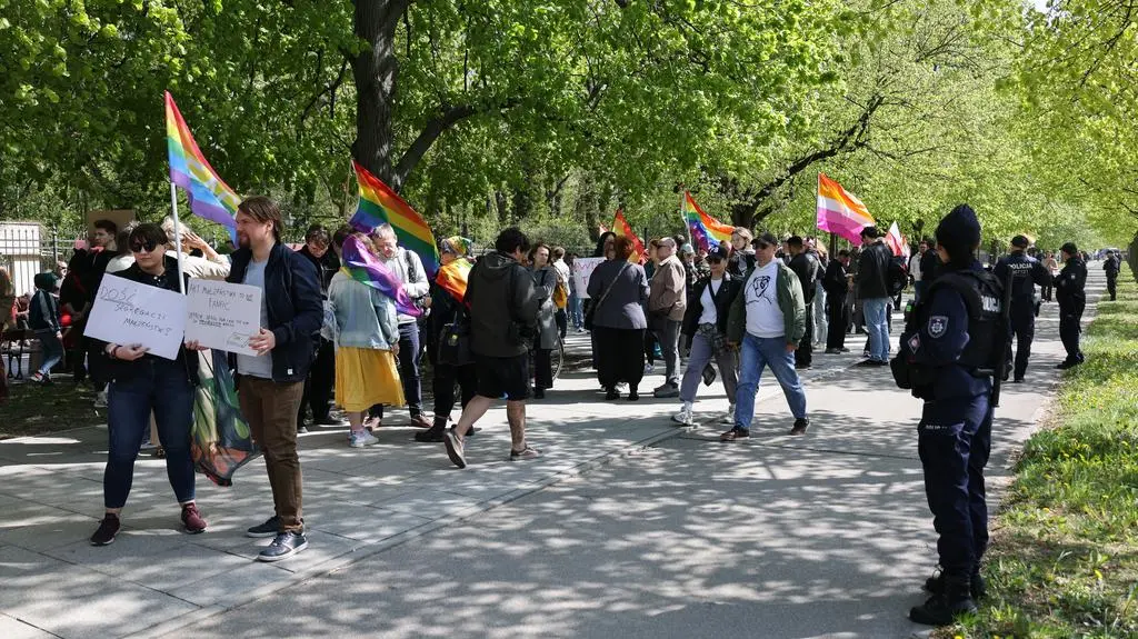 Protest przed KPRM