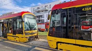 Zderzenie tramwajów w Wilanowie